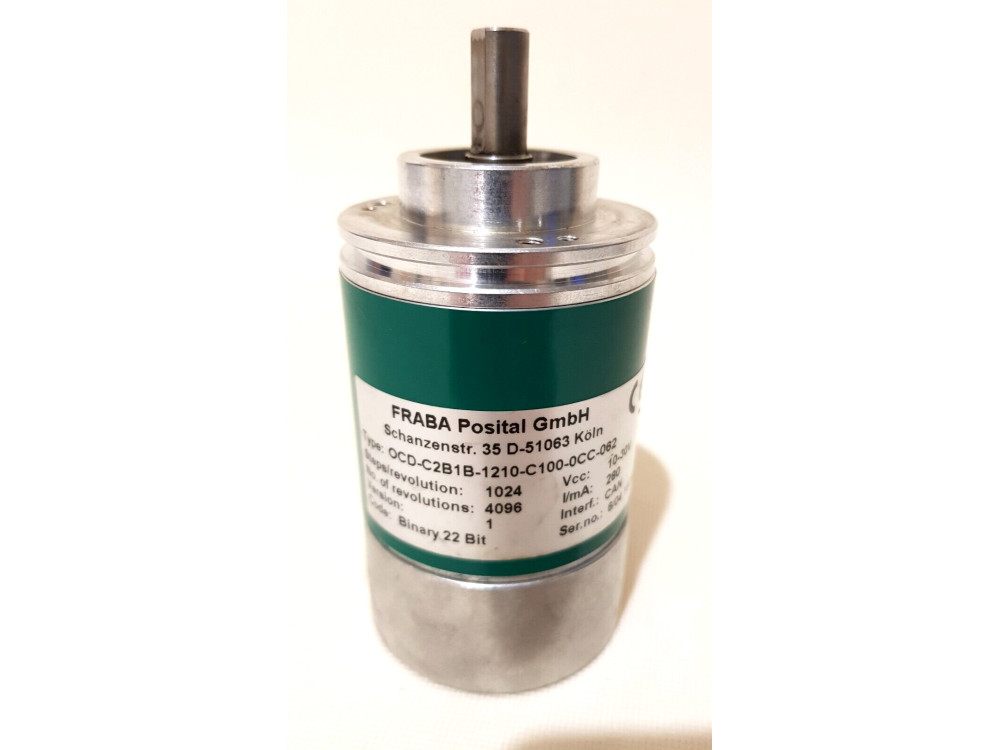 FRABA Posital OCD-C2B1B-1210-C100-0CC-062 Rotary Encoder /B6 /36 B6 /36 | CPU - Image 1