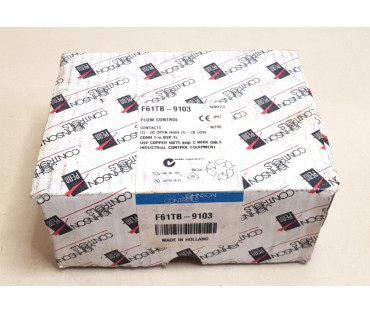 JOHNSON CONTROLS F61TB-9103 Flow control /B3 /177