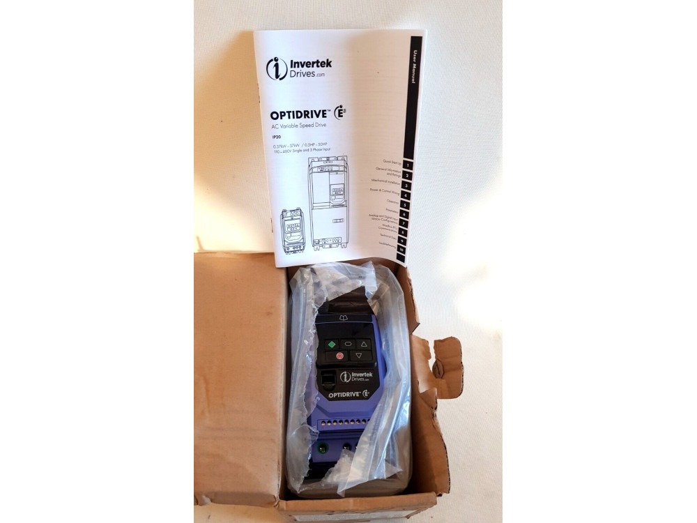 INVERTEK OPTIDRIVE E3 ODE-3-140022-3F12 0.75KW B31 /321 B31 /321 | Optidrive - Image 1