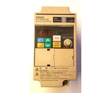 Omron SYSDRIVE 3G3JV-AB002 frequency converter 0.25kw 1 Pcs /B13 /226 Omron SYSDRIVE 3G3JV-AB002 frequency converter 0.25kw 1 Pcs /B13 /226