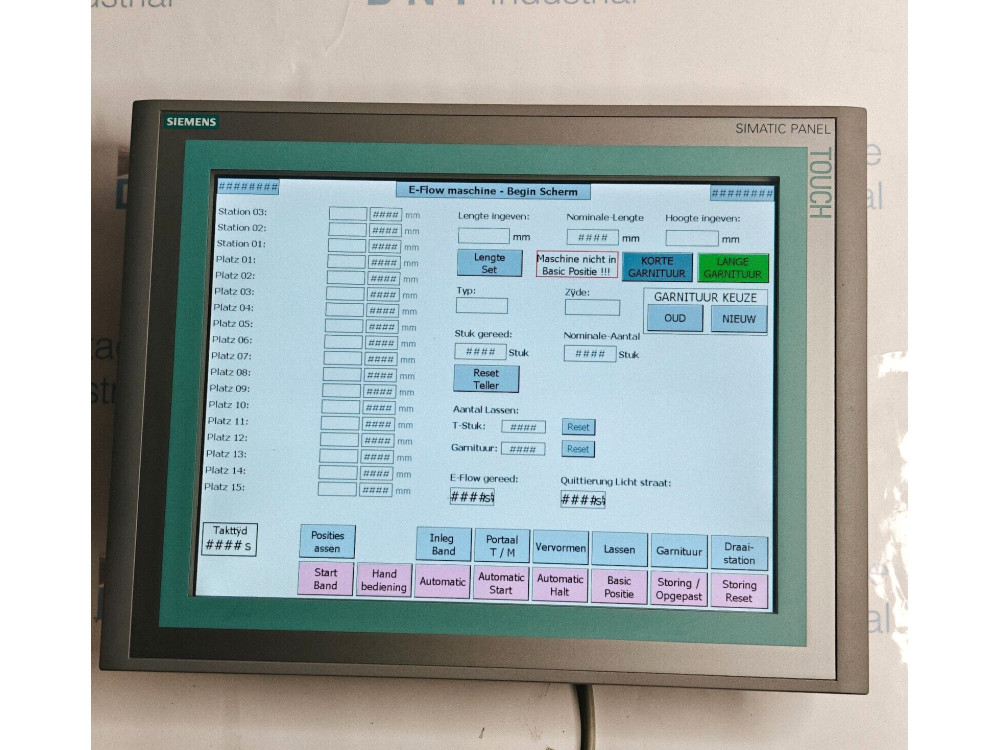 SIEMENS SIMATIC PANEL OPERATOR TP1500 Basic PN 6AV6647-0AG11-3AX0 /606 Simatic | Siemens - Image 1