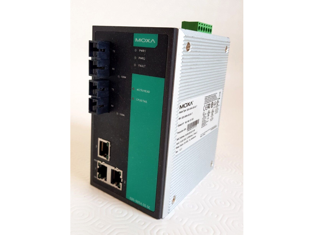 MOXA EDS-505A-SS-SC-T INDUSTRIAL NETWORK SWITCH 1Pcs /B3 /264 B3 /264 | MOXA - Image 1