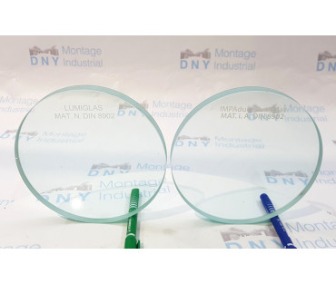 LUMIGLAS MAT.N.DIN 8902. IMPAdur-LUMIGLAS MAT.I.A.DIN 8902. 1PCS. S13/1026