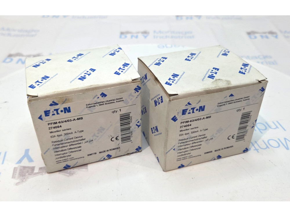 EATON PFIM-63/4/03-A-MB DIFFERENTIAL SWITCH 63A 300mA 1LOT-2 PCS S.14/979 406489924638 | Eaton - Image 1