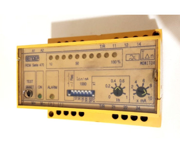 Bender RCM 470LY-21 Residual Current Monitor 250v AC 5A. B18/168