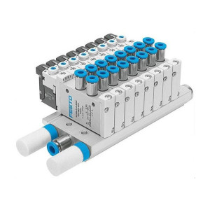 Pneumatics, pneumatic distributors, pneumatic terminals